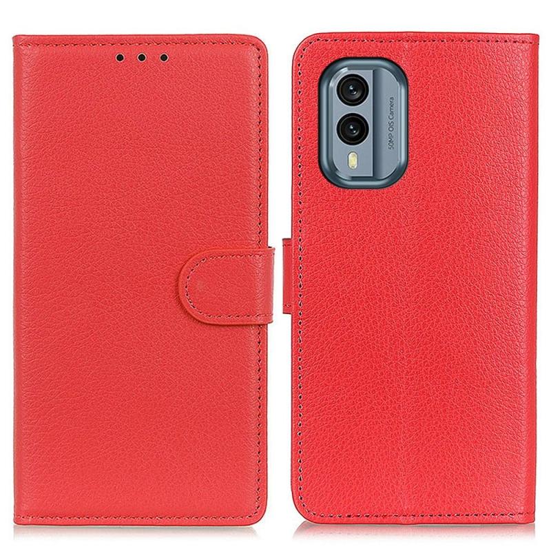 Nokia X30 5g Læder Cover   Pung Rød