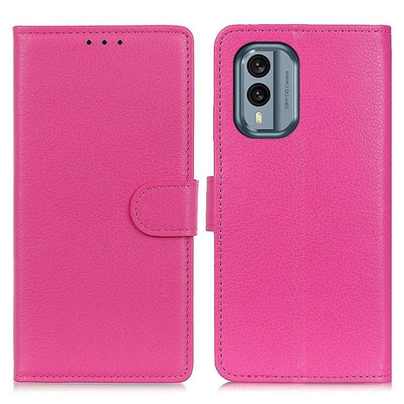 Nokia X30 5g Læder Cover   Pung Rosa