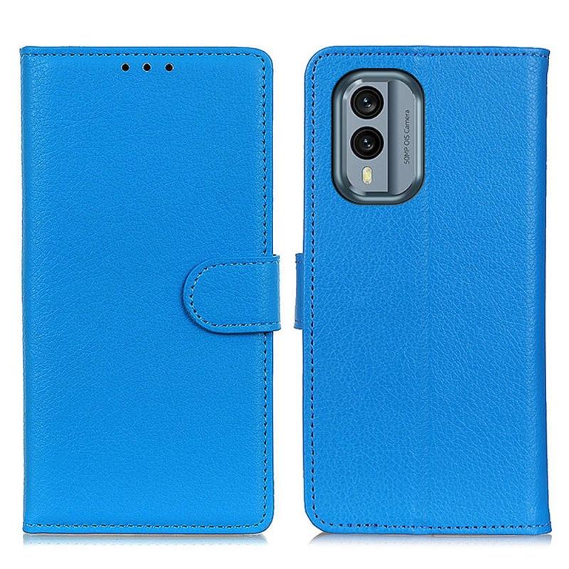 Nokia X30 5g Læder Cover   Pung Blå