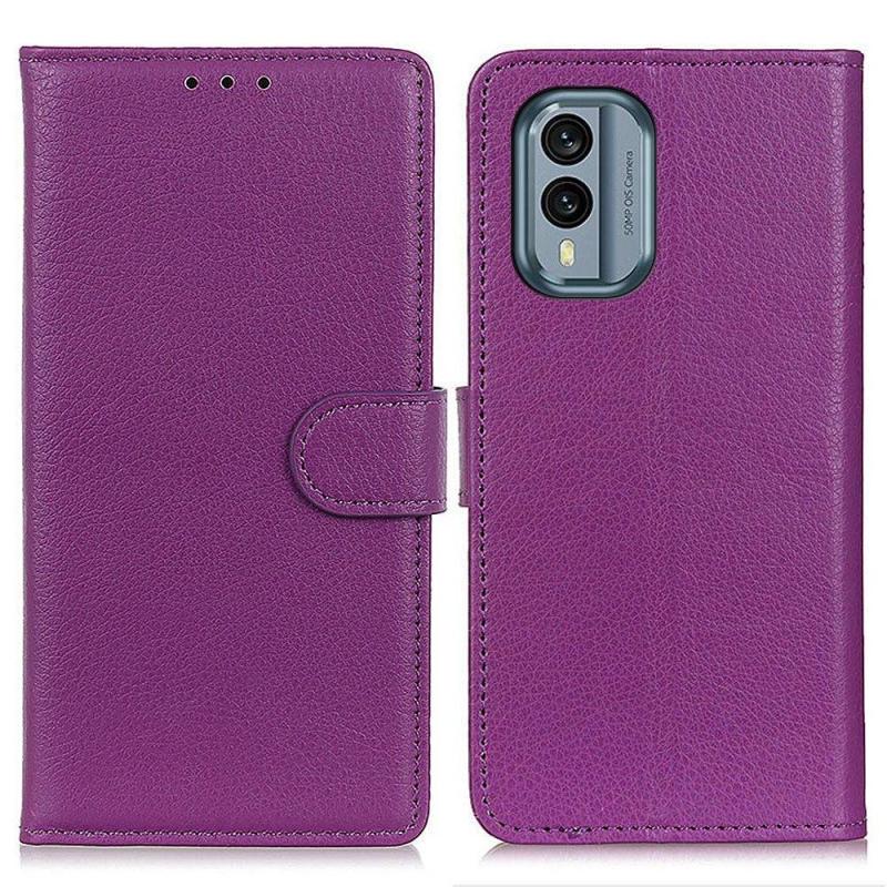 Nokia X30 5g Læder Cover   Pung Lilla