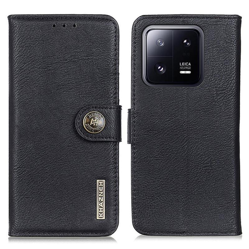 Xiaomi 13 Pro 5g Khazneh Læder Cover   Pung Sort