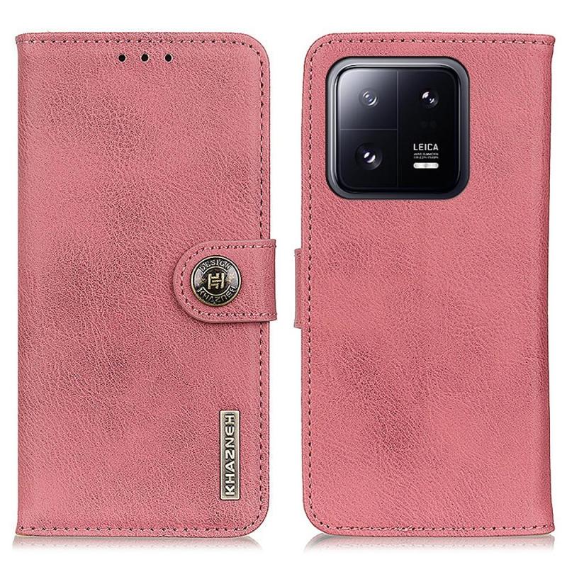 Xiaomi 13 Pro 5g Khazneh Læder Cover   Pung Pink