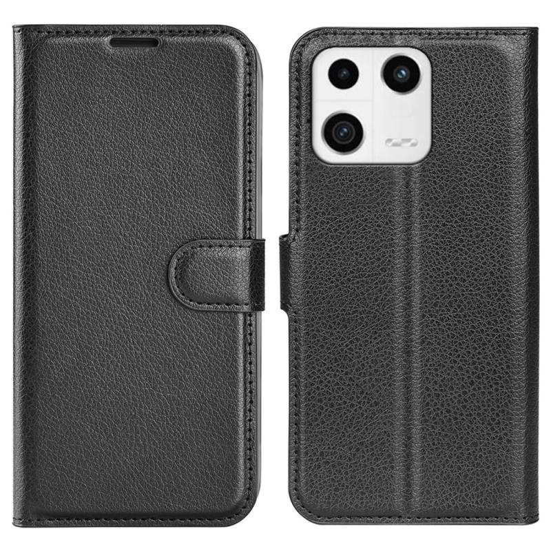 Xiaomi 13 5g Læder Cover   Pung Sort