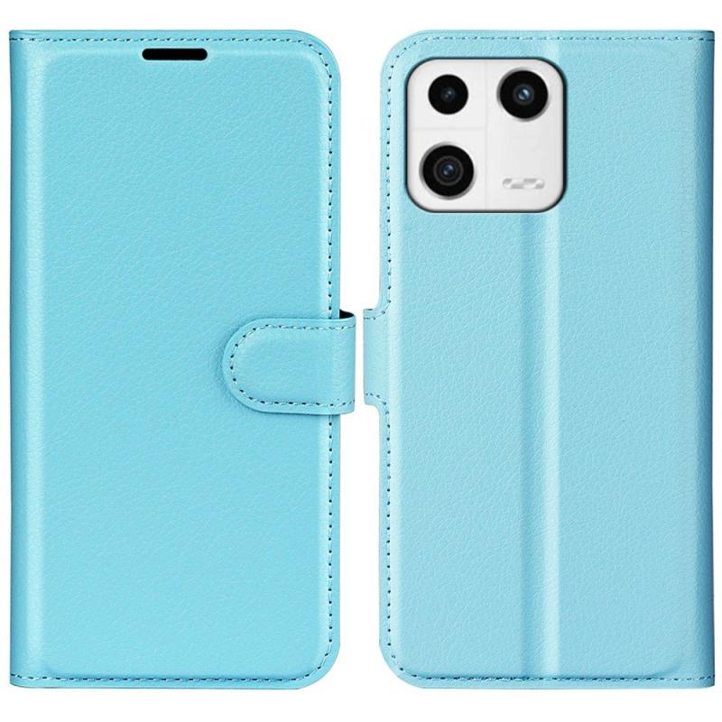 Xiaomi 13 5g Læder Cover   Pung Blå