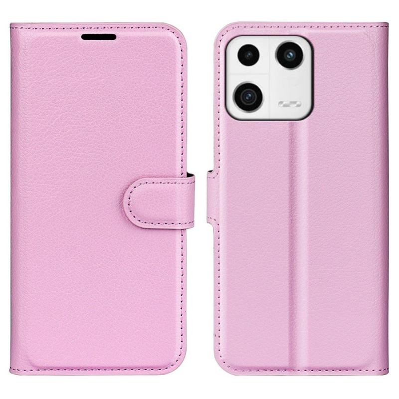 Xiaomi 13 5g Læder Cover   Pung Pink