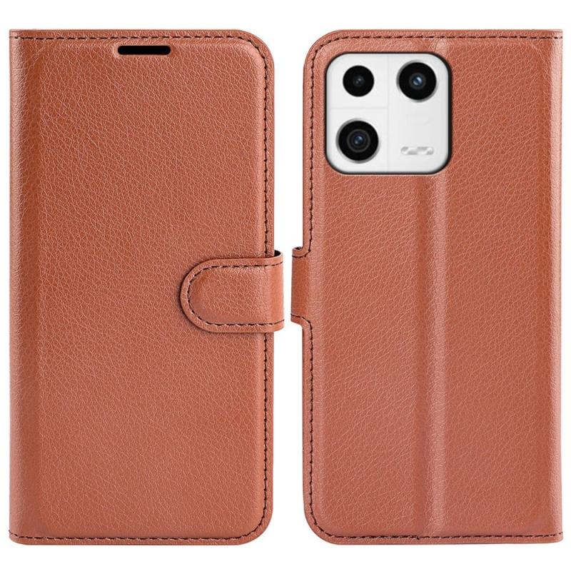 Xiaomi 13 5g Læder Cover   Pung Brun