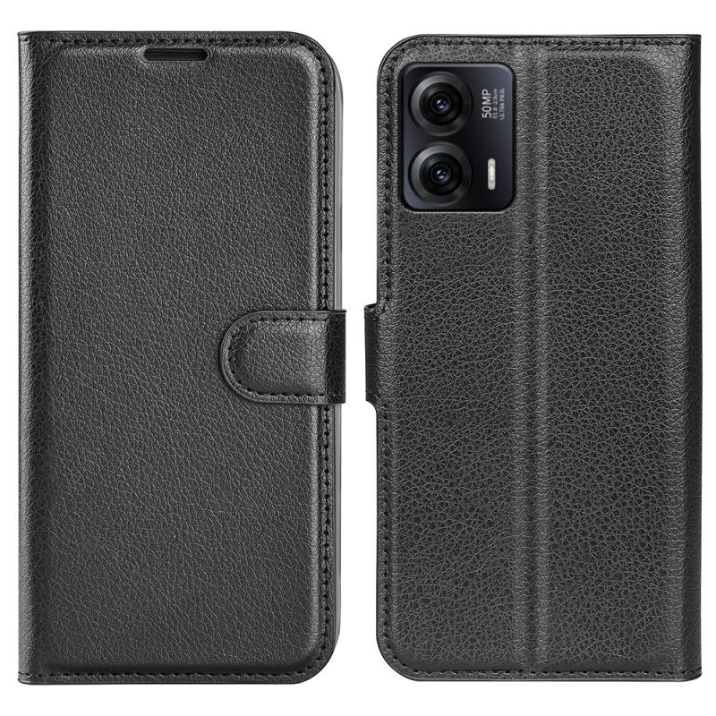 Motorola Moto G73 5g Læder Cover   Pung Sort