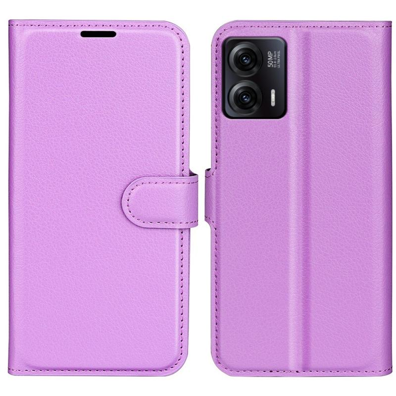 Motorola Moto G73 5g Læder Cover   Pung Lilla
