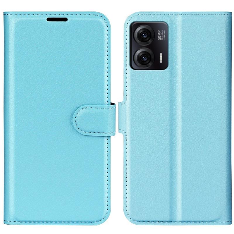 Motorola Moto G73 5g Læder Cover   Pung Blå