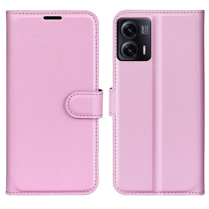 Motorola Moto G73 5g Læder Cover   Pung Pink