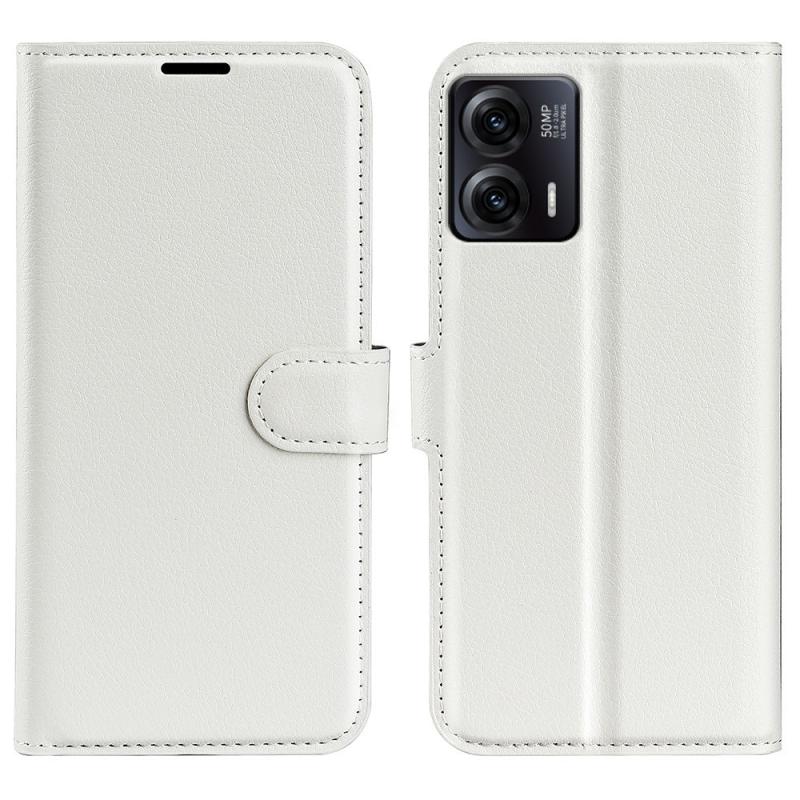 Motorola Moto G73 5g Læder Cover   Pung Hvid