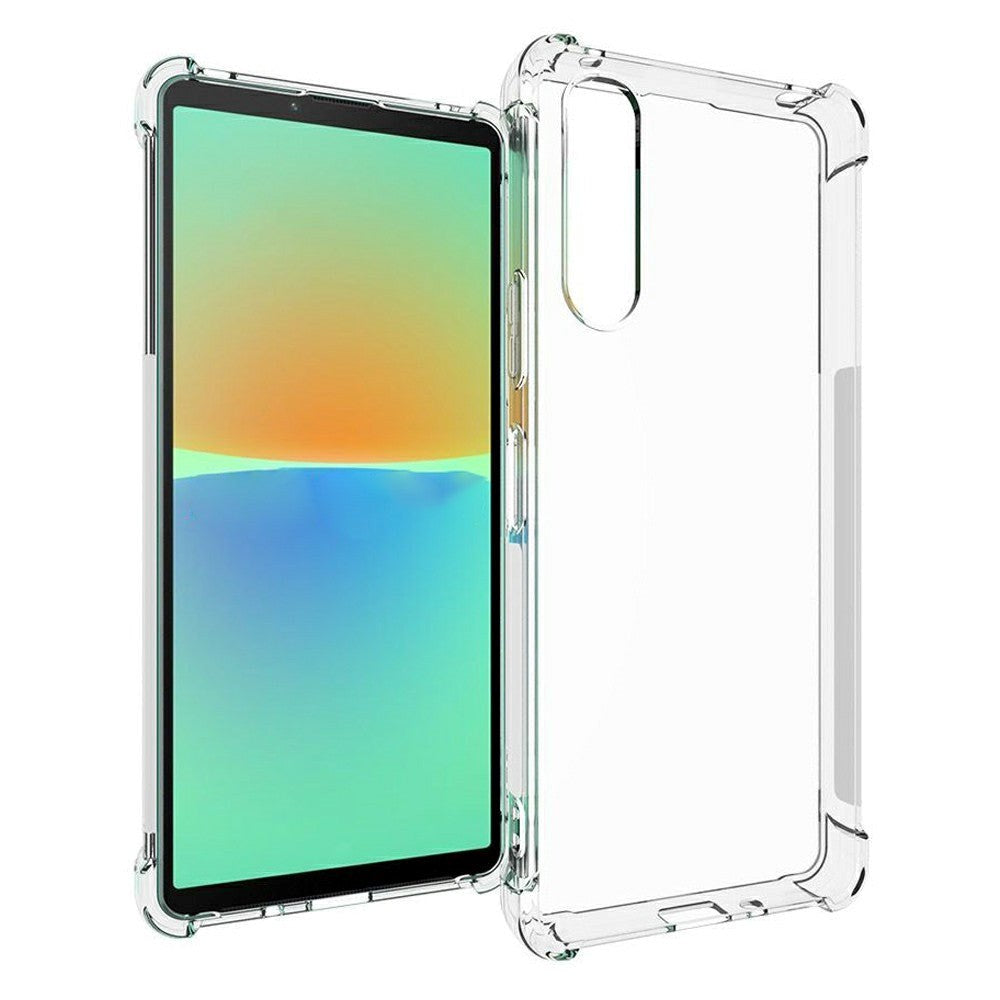 Sony Xperia 10   Fleksibelt Plastik Bagside Cover Gennemsigtig