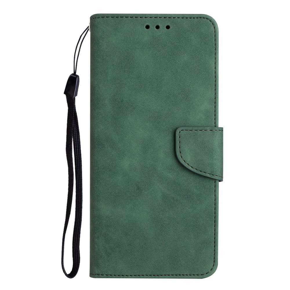 Xiaomi Redmi Note 12 Pro  5g    Poco X5 Pro  5g  Læder Flip Cover    Pung   Strop Grøn