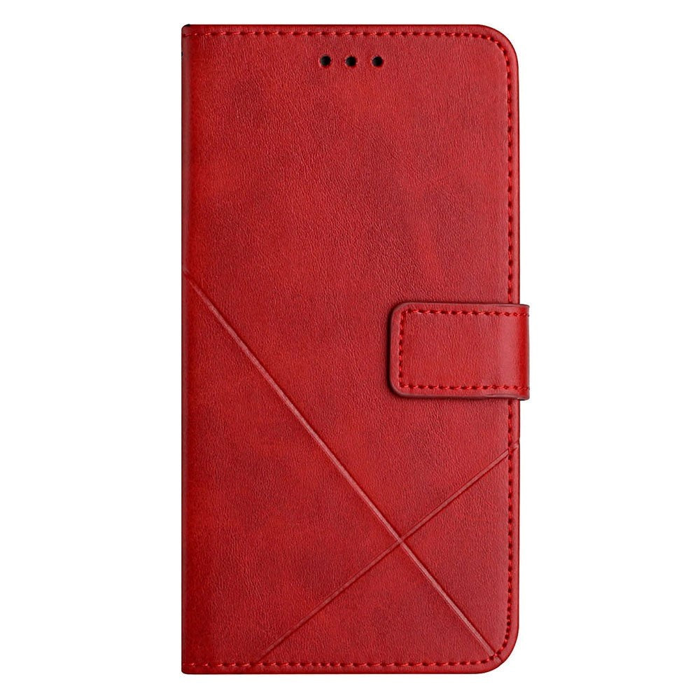 Xiaomi Redmi Note 12 Pro  5g    Poco X5 Pro  5g  Læder Flip Cover    Pung   Ståfunktion Rød