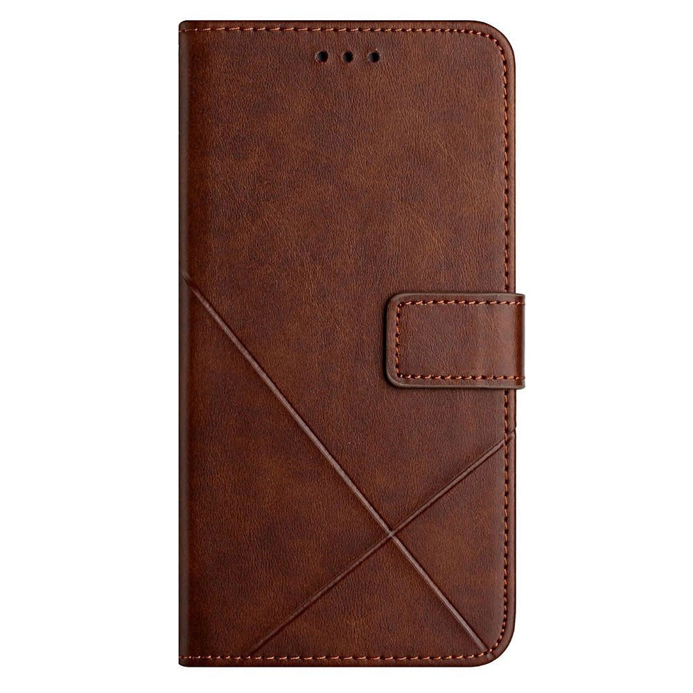 Xiaomi Redmi Note 12 Pro  5g    Poco X5 Pro  5g  Læder Flip Cover    Pung   Ståfunktion Brun