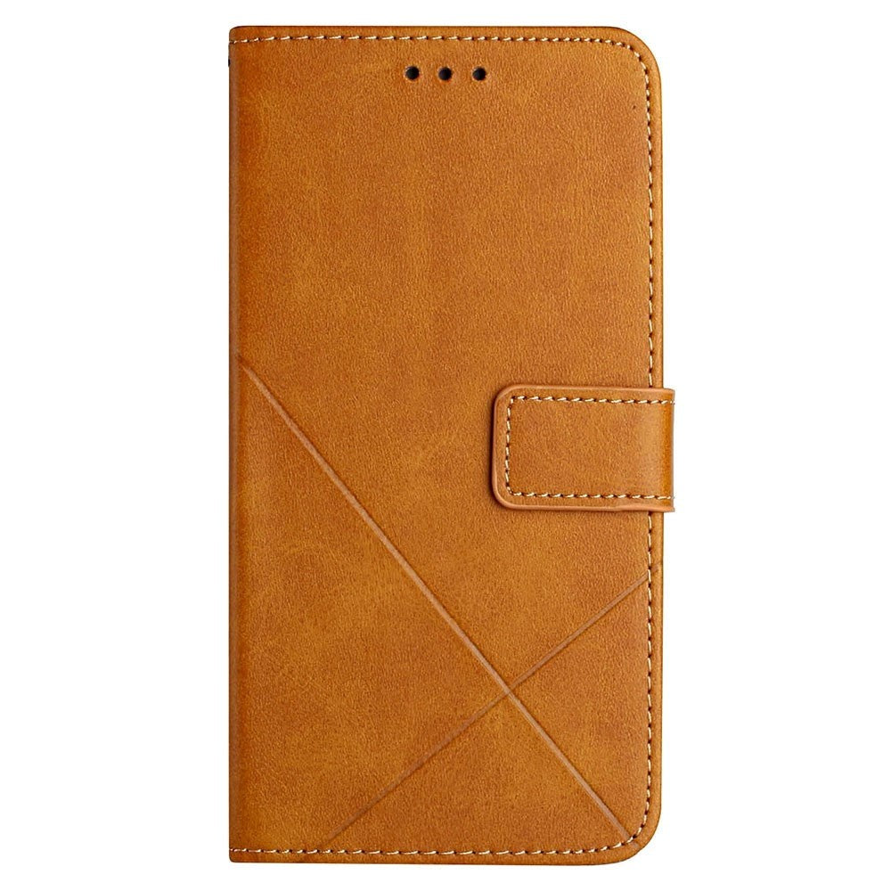 Xiaomi Redmi Note 12 Pro  5g    Poco X5 Pro  5g  Læder Flip Cover    Pung   Ståfunktion Lysebrun