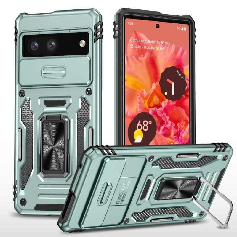 Google Pixel 7a Armor Guard Hybrid Cover Grøn