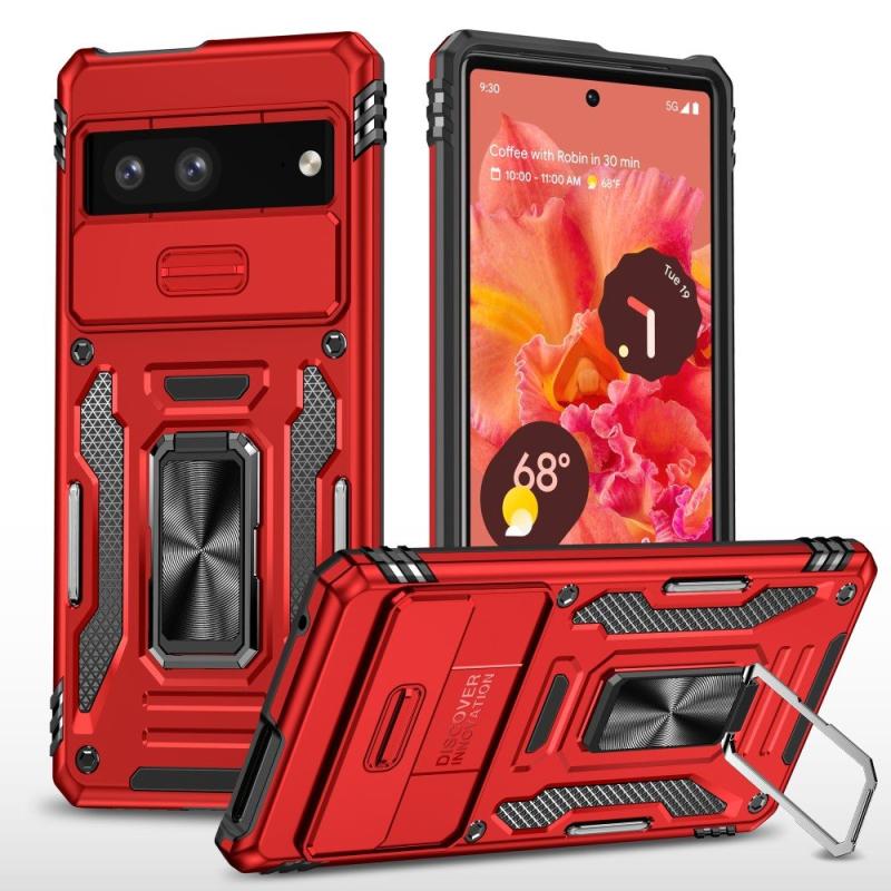 Google Pixel 7a Armor Guard Hybrid Cover Rød