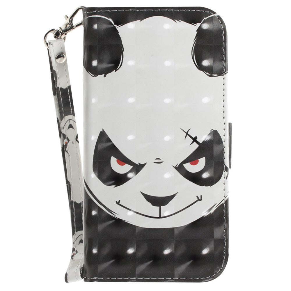 Sony Xperia     Læder Flip Cover    Print Sur Panda