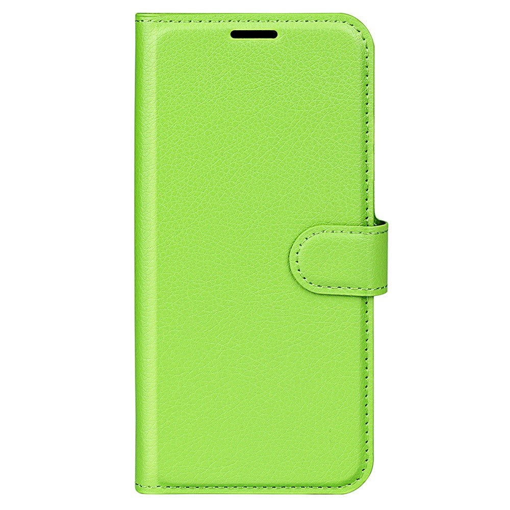 Sony Xperia     Litchi Læder Flip Cover    Pung Grøn