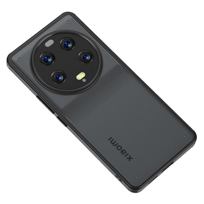 Xiaomi 13 Ultra Hybrid Plastik Bagside Cover Mat Gennemsigtig   Sort