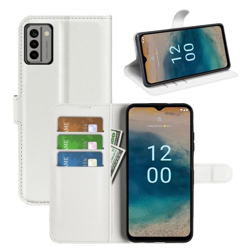 Nokia G22 Læder Cover   Pung Hvid
