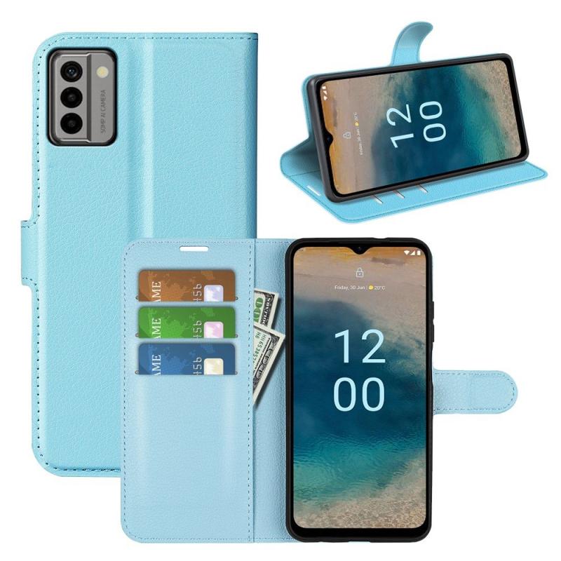 Nokia G22 Læder Cover   Pung Blå