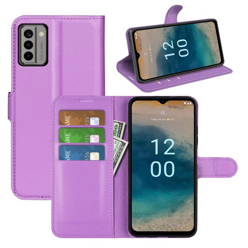Nokia G22 Læder Cover   Pung Lilla