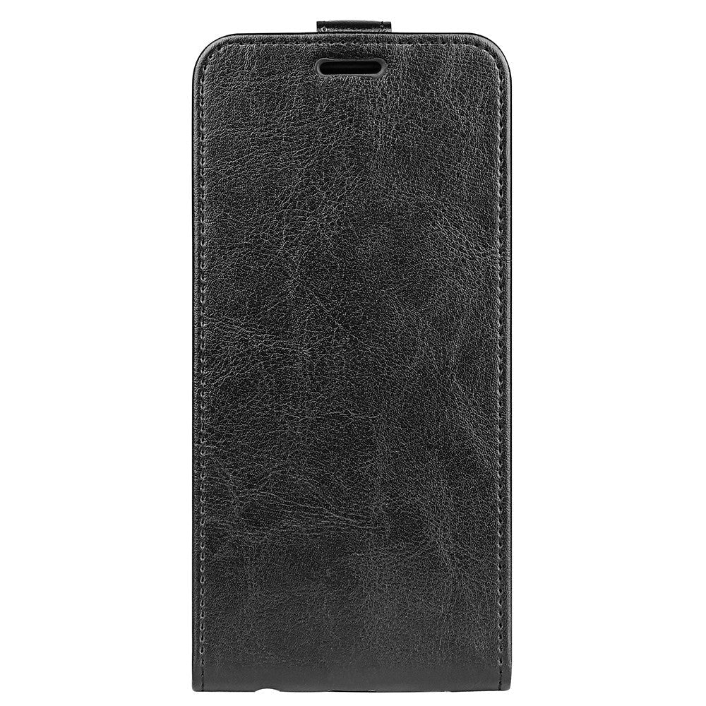 Nokia G22 Vertikalt Flip Læder Cover    Kortholder Sort