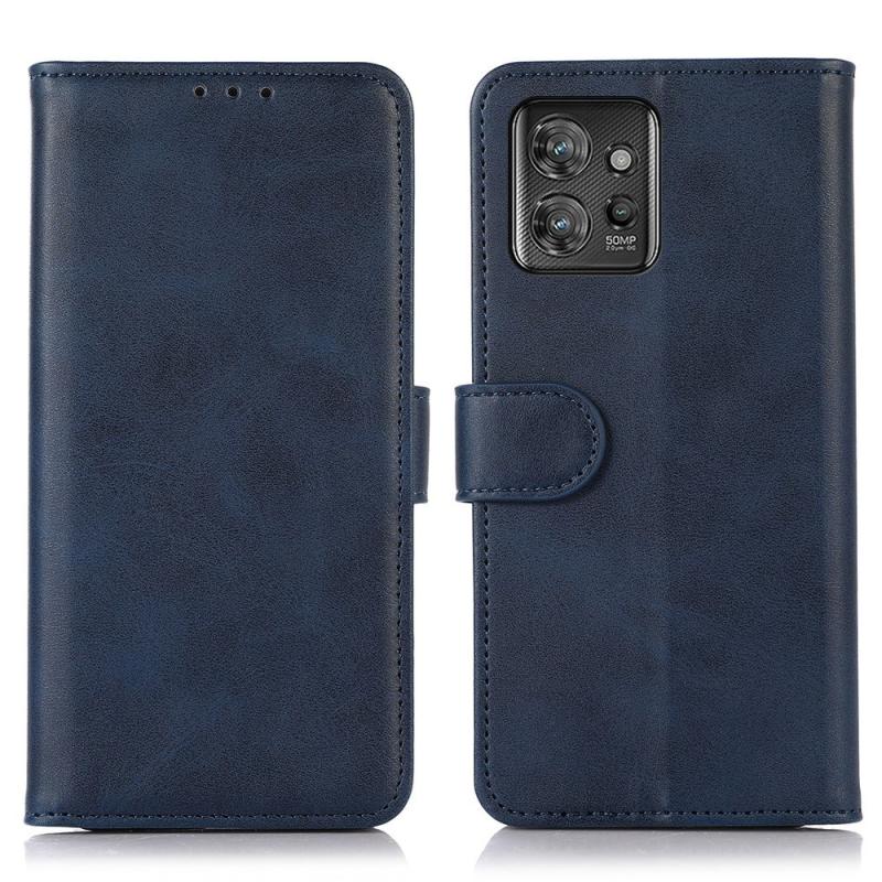 Motorola Thinkphone 5g Classic Læder Cover   Pung Blå