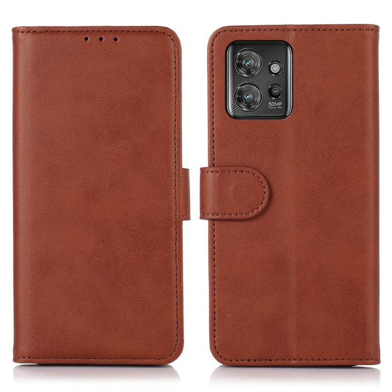 Motorola Thinkphone 5g Classic Læder Cover   Pung Brun