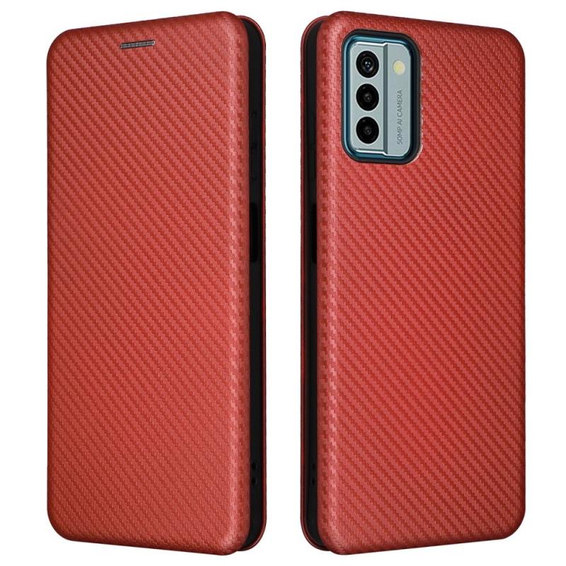 Nokia G22 Flip Cover Med Kortholder   Kickstand Brun