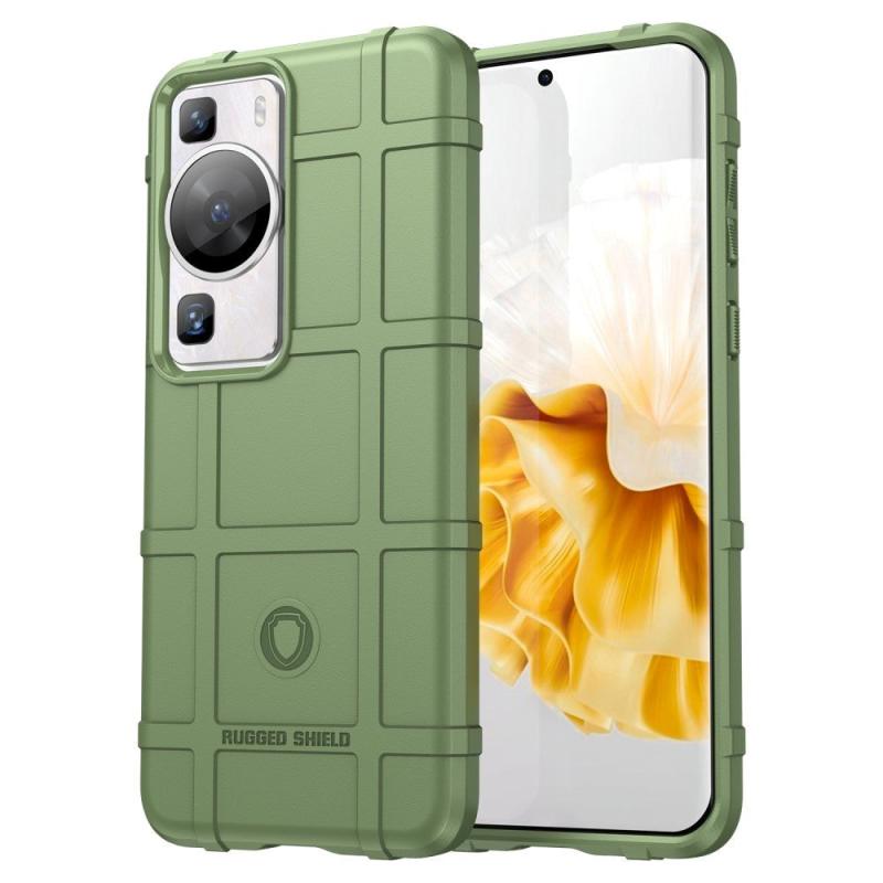 Huawei P60 Pro Rugged Shield Bagside Cover Grøn