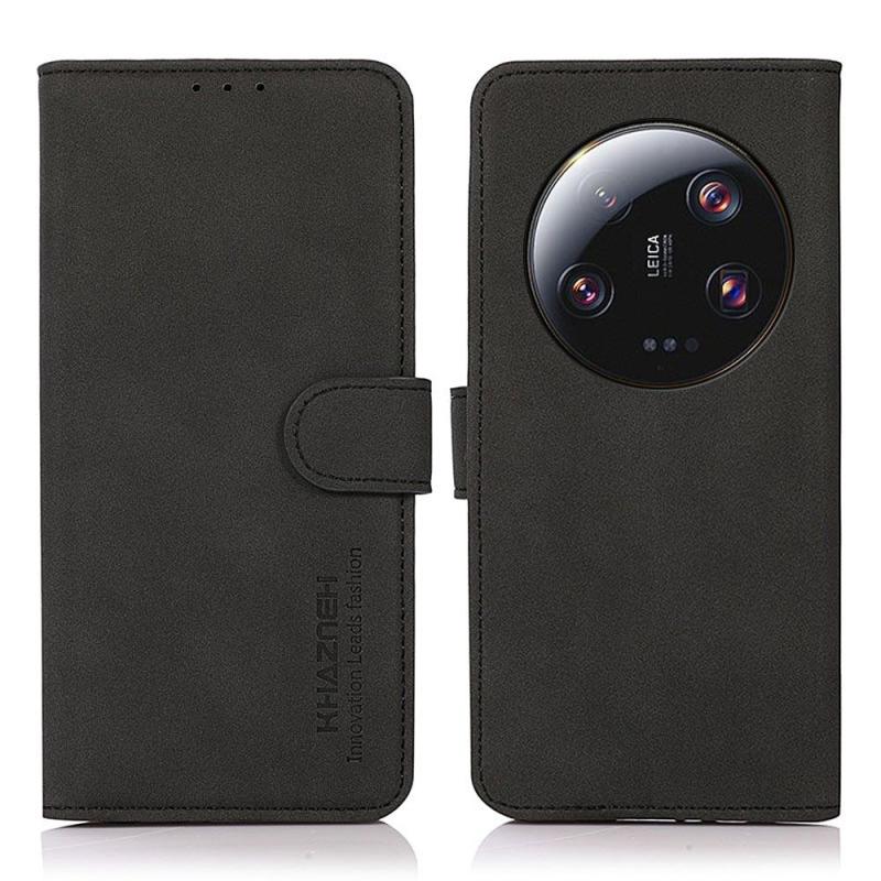 Xiaomi 13 Ultra Khazneh Læder Cover Sort