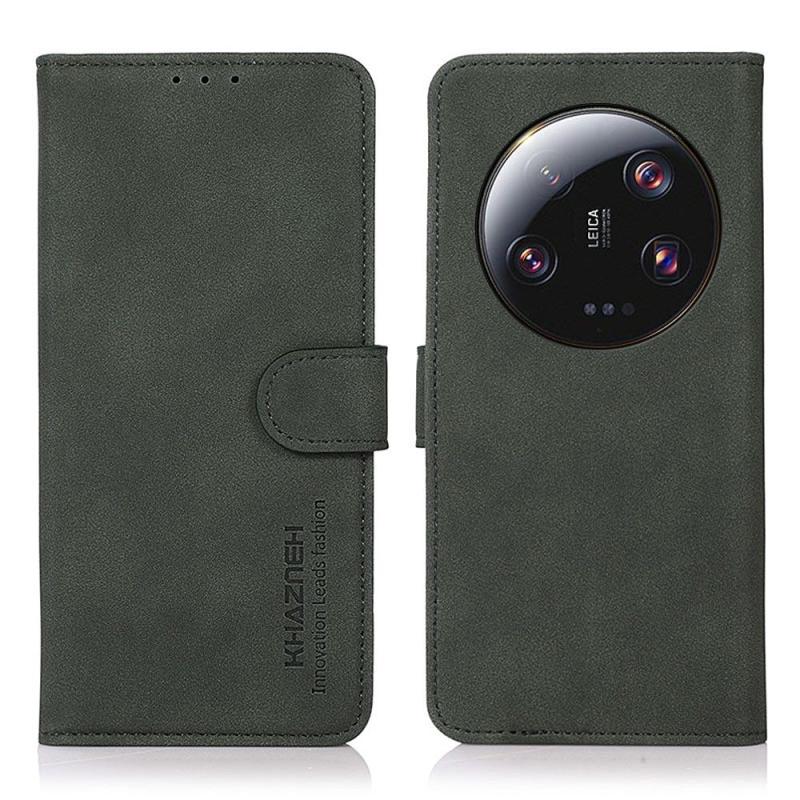 Xiaomi 13 Ultra Khazneh Læder Cover Grøn