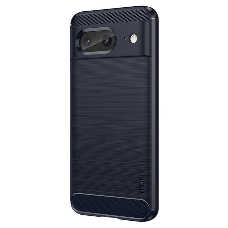 Google Pixel   Brushed Carbon Bagside Cover Blå