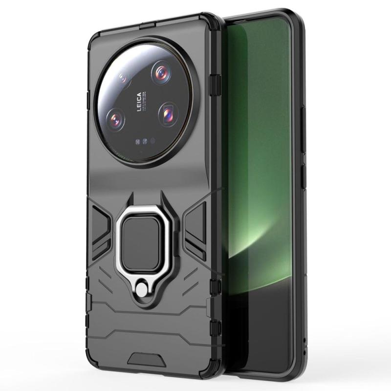 Xiaomi 13 Ultra Shockproof Hybridcover Med Kickstand Sort