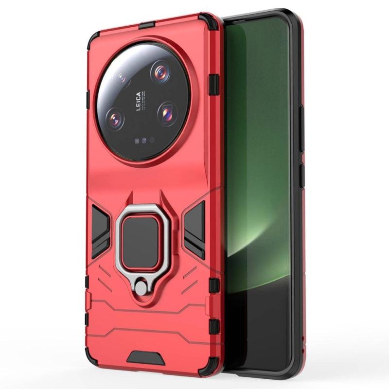 Xiaomi 13 Ultra Shockproof Hybridcover Med Kickstand Rød