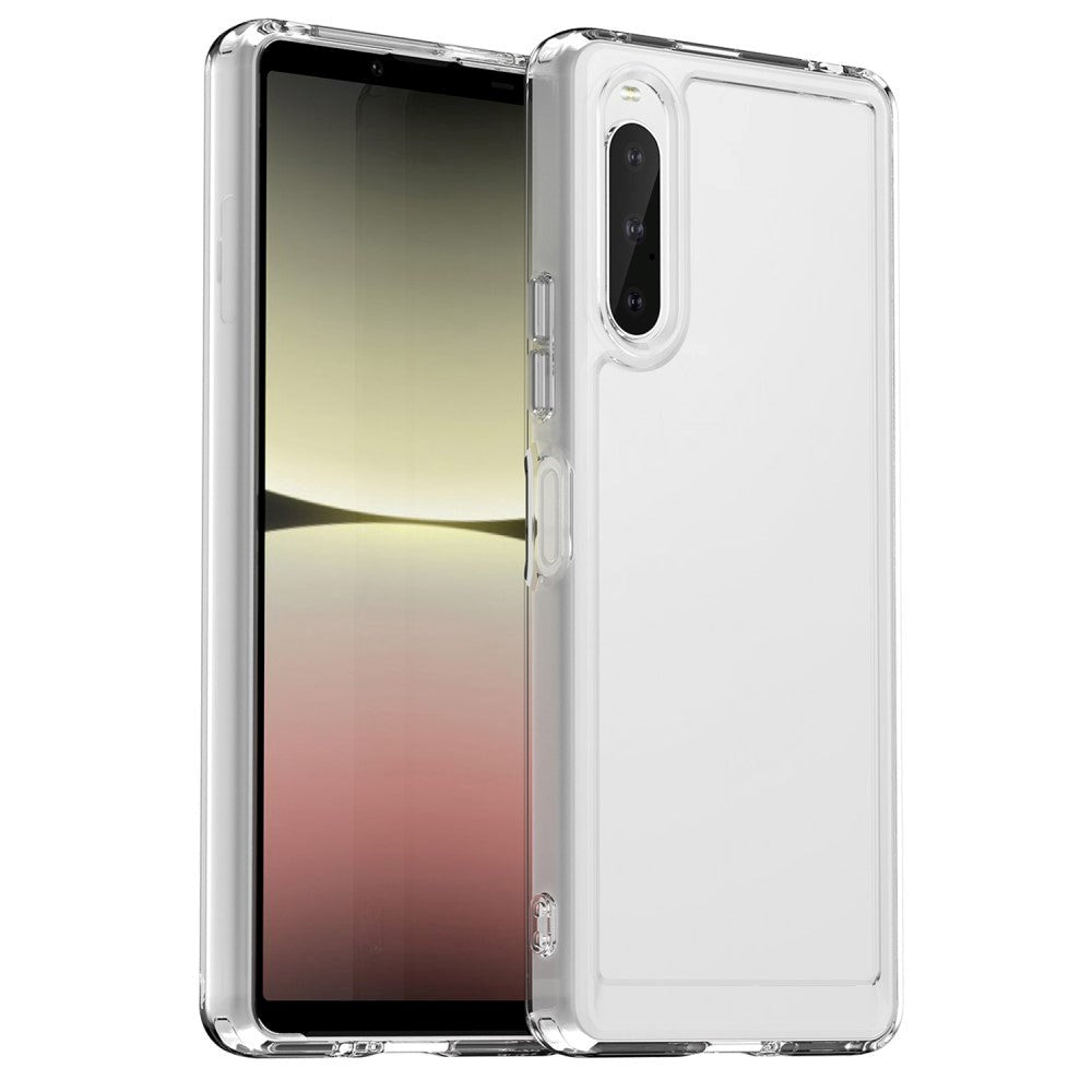 Sony Xperia 10   Transparent Fleksibelt Plastik Bagside Cover Gennemsigtig