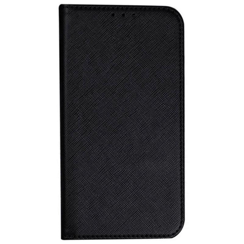 Huawei P60 Pro Læder Flip Cover    Pung   Ståfunktion Sort