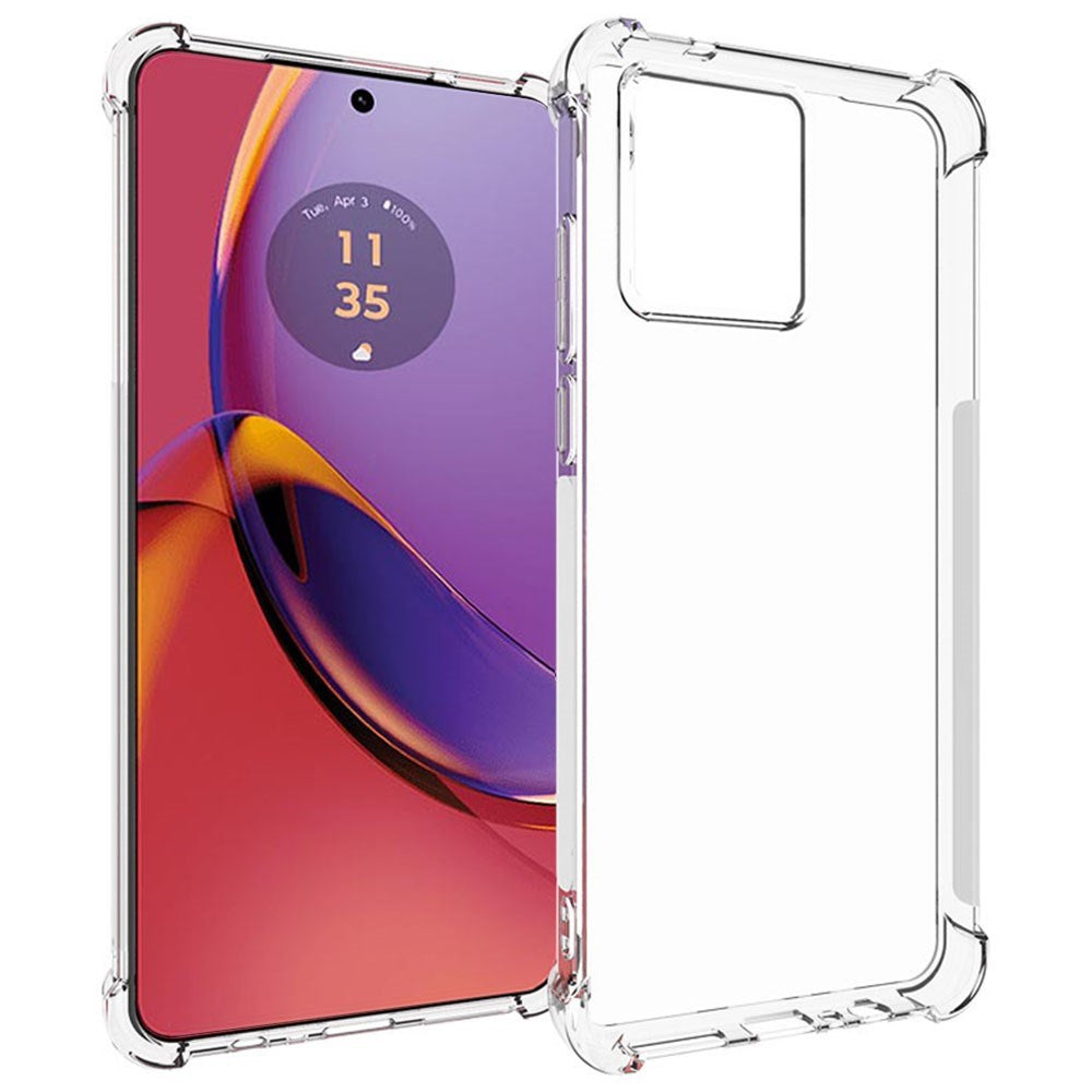 Eiderwood Motorola Moto G84 Fleksibel Plastik Bagside Cover Gennemsigtig