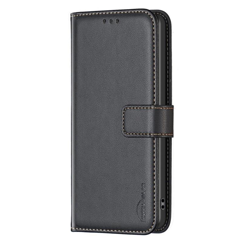 Binfen Kunstlæder Flip Cover    Kortholder   Ståfunktion Honor X6a Sort
