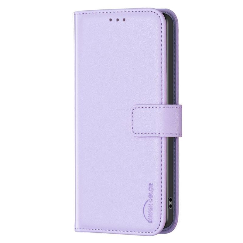 Binfen Kunstlæder Flip Cover    Kortholder   Ståfunktion Honor X6a Lilla