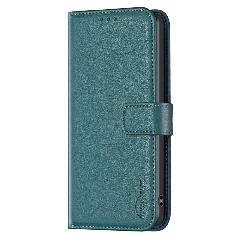 Binfen Kunstlæder Flip Cover    Kortholder   Ståfunktion Honor X6a Grøn