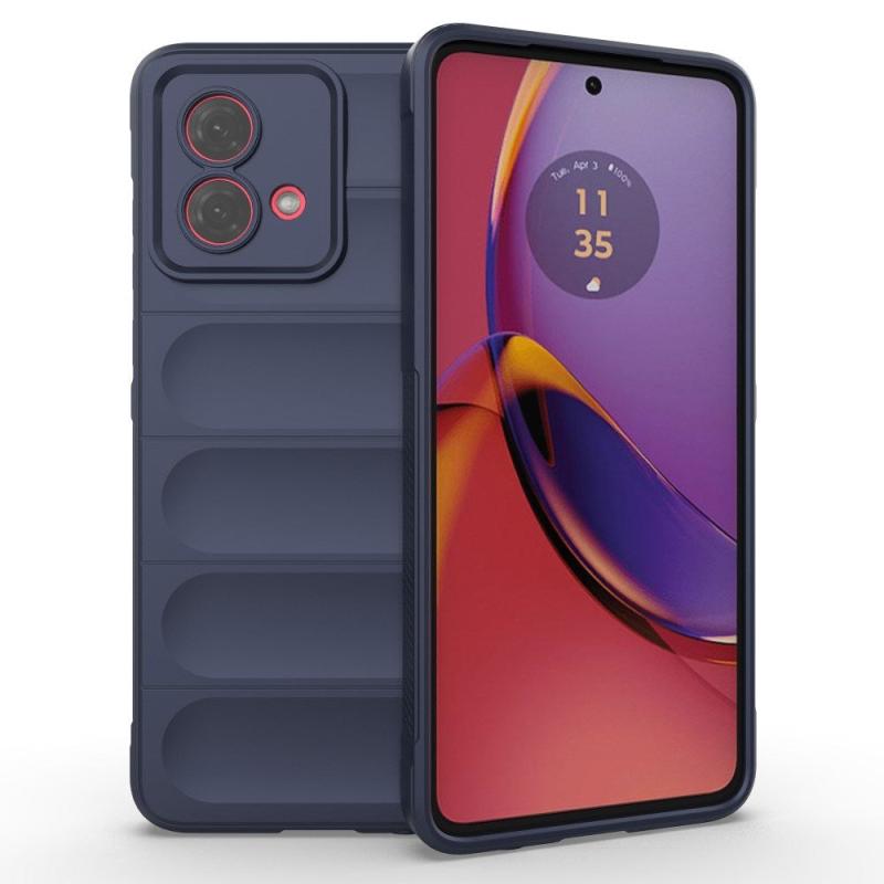 Eiderwood Motorola Moto G84 Fleksibelt Plastik Bagside Cover Blå