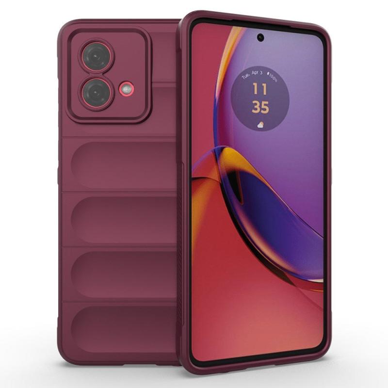 Eiderwood Motorola Moto G84 Fleksibelt Plastik Bagside Cover Vinrød