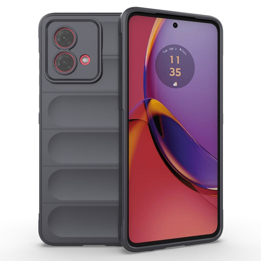 Eiderwood Motorola Moto G84 Fleksibelt Plastik Bagside Cover Mørkegrå