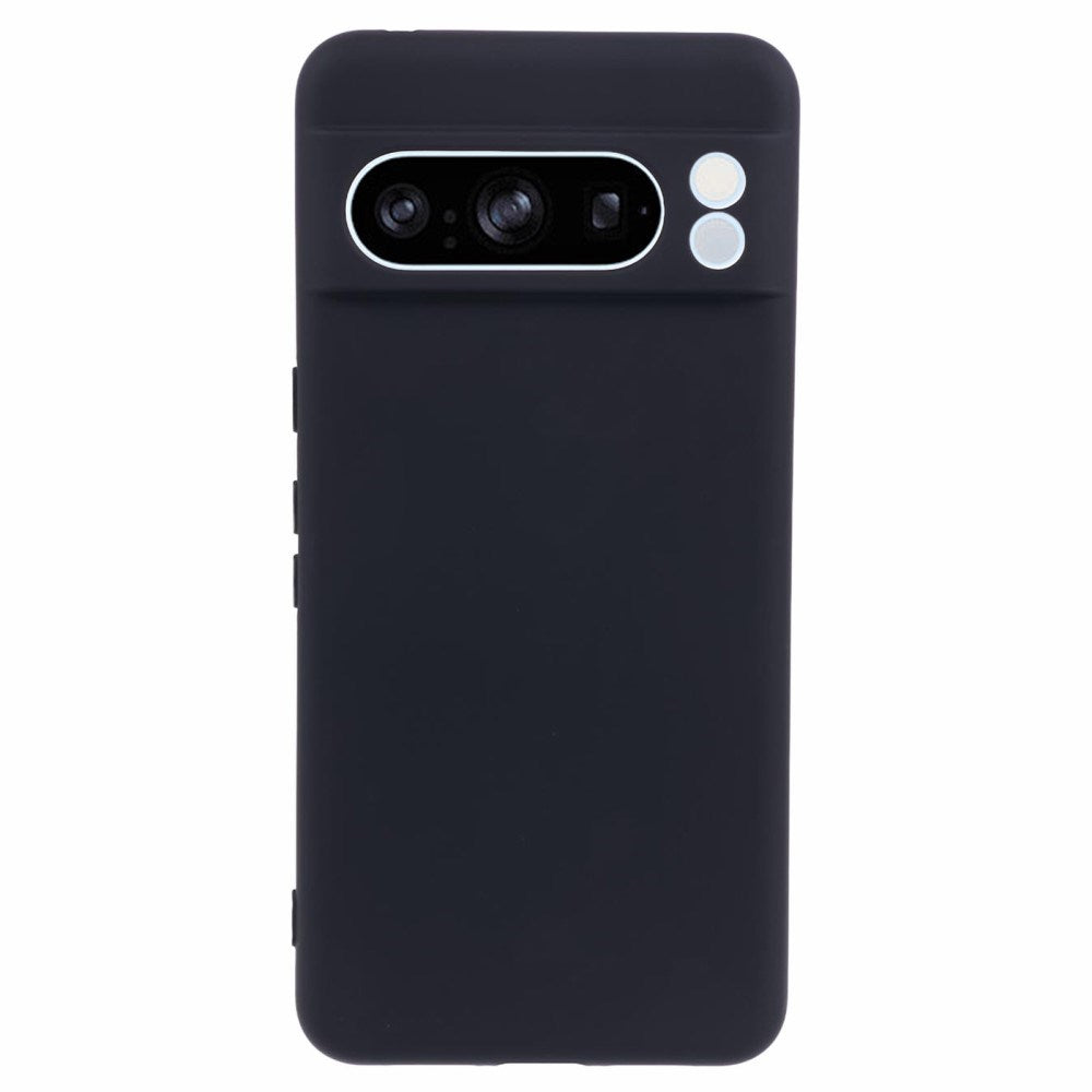 Eiderwood Google Pixel   Pro Fleksibelt Tpu Plastik Bagside Cover Sort