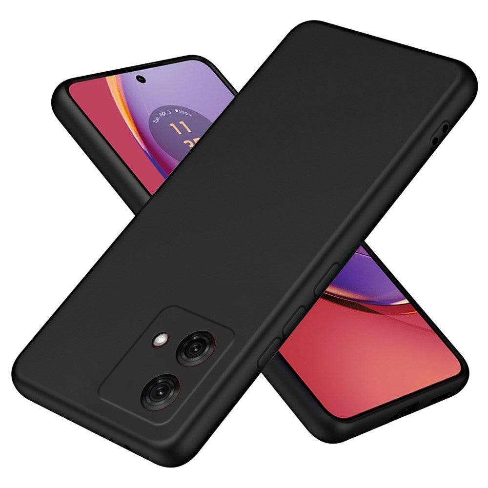 Eiderwood Motorola Moto G84 Liquid Silikone Bagside Cover Sort