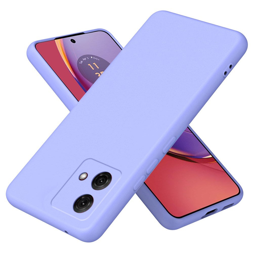 Eiderwood Motorola Moto G84 Liquid Silikone Bagside Cover Lilla